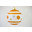 Елочный шар пластиковый матовый с рисунком "Праздничный" 25 см - фото 3
