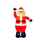 Новогодняя надувная фигура с диско шаром "Дед Мороз" 1.8 м