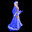 Акриловая светодиодная фигура "Снегурочка в шапочке" 200 см - фото 2