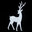Акриловые светодиодные фигуры "Пара белых благородных оленей" - фото 2