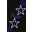 Светодиодная консоль из дюралайта "Звездный хоровод" 96х156 см - фото 2