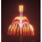 Уличный светодиодный фейерверк "Магнолия" 2.6х2.2 м