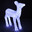 Комплект акриловых светодиодных фигур "Семья белых оленей" - фото 4