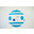 Елочный шар пластиковый матовый с рисунком "Праздничный" 25 см - фото 4