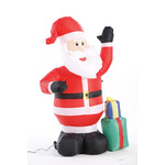 Новогодняя надувная фигура "Дед Мороз с подарками" 1.2 м