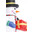 Новогодняя надувная фигура "Снеговик с подарком" 2.4 м - фото 2