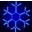 Светодиодная снежинка из дюралайта 50 см - фото 3