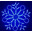 Светодиодная снежинка с кольцами из дюралайта 90 см - фото 3