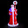 Акриловая светодиодная фигура "Дед Мороз в красной шубе" 200 см - фото 2