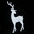 Акриловые светодиодные фигуры "Пара белых благородных оленей" - фото 3