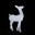 Акриловые светодиодные фигуры "Пара белых благородных оленей" - фото 5
