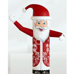 Надувная фигура с подсветкой "Дед Мороз экспресс дизайн", эффект машущей руки