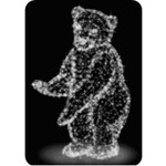 Уличная светодиодная фигура "Медвежонок"