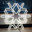 Светодиодная новогодняя фигура "Снежинка с динамикой" 60 см - фото 6
