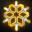 Светодиодная новогодняя фигура "Снежинка с динамикой" 60 см - фото 7