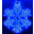 Светодиодная снежинка 40 см - фото 2