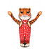Новогодняя надувная фигура с подсветкой "Тигр - символ года машет рукой" 3 м - фото 2